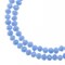 Crystal Lane DIY 2-Strand 7in Opaque Finish Glass Rondelle Donut Bead Strands